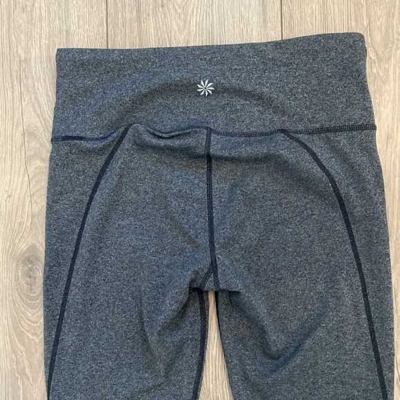 Athleta | Gray Salutation Crop Leggings | Size Small - Picture 5 of 7